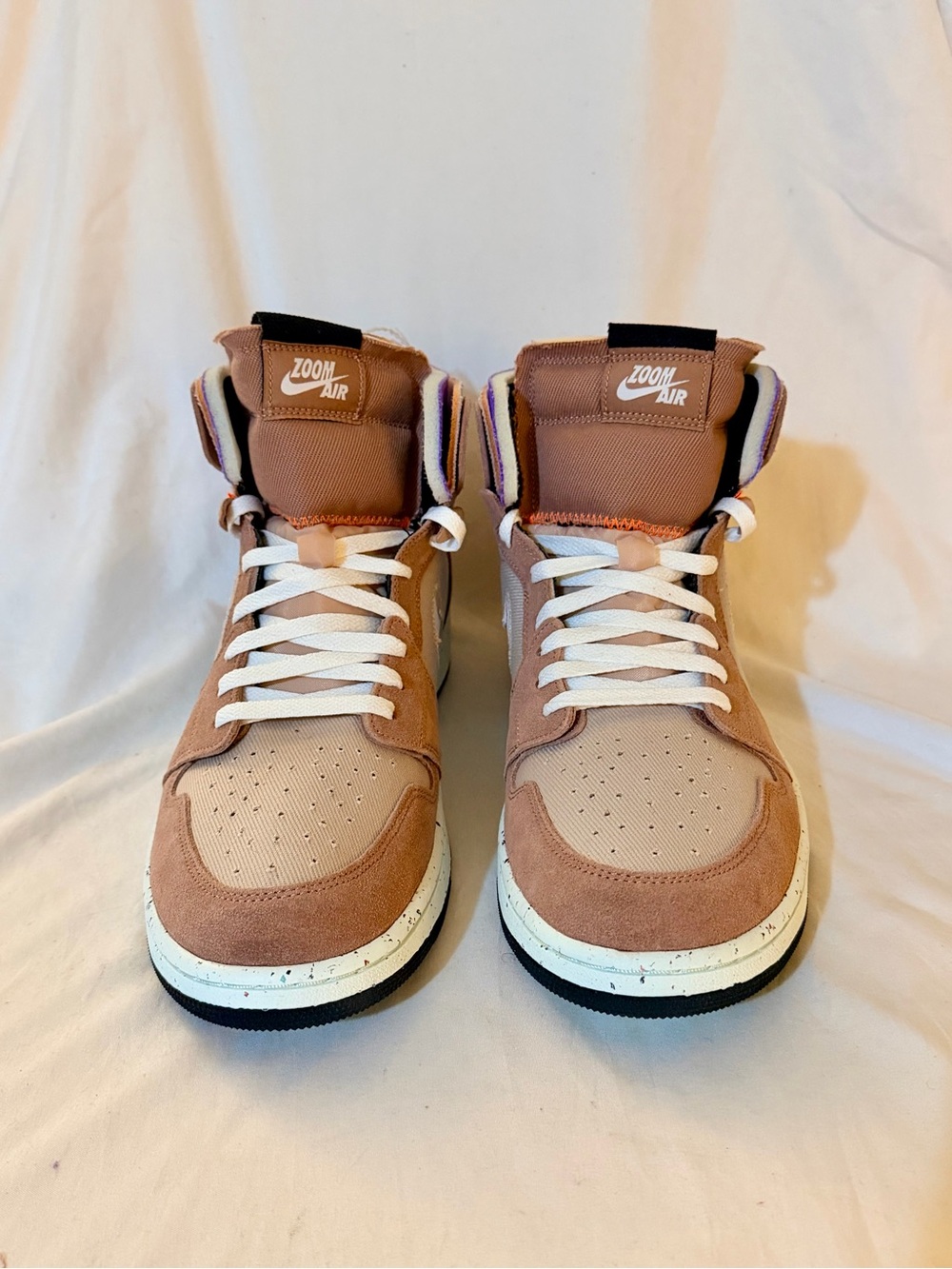 Nike Air Jordan 1 Zoom Air Cmft “Fossil Stone” Men’s Sneaker Size 14 Ct0978-201 View 2